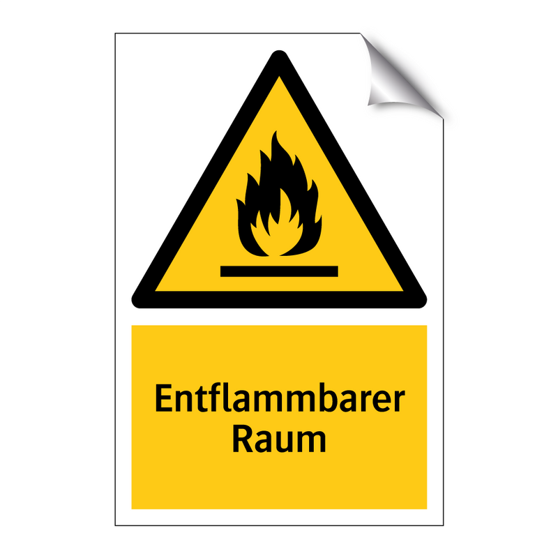 Entflammbarer Raum