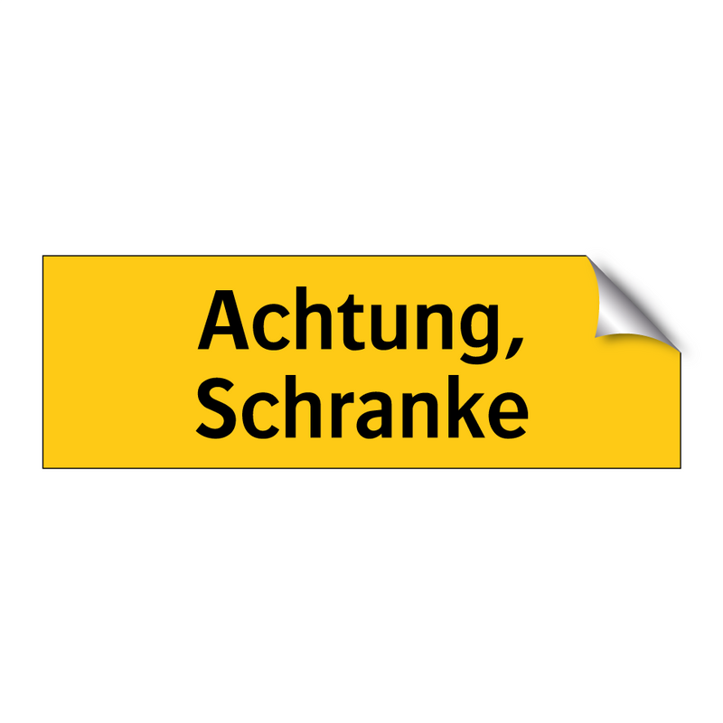Achtung, Schranke