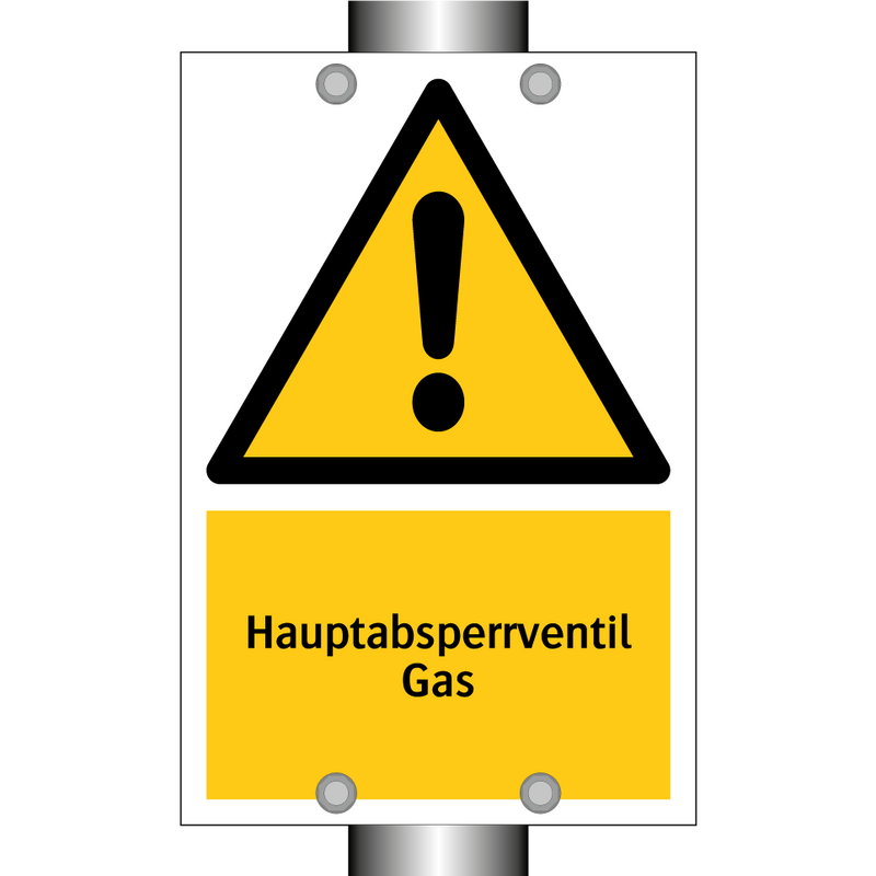 Hauptabsperrventil Gas
