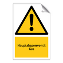 Hauptabsperrventil Gas