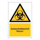 Gentechnikbereich Klasse: