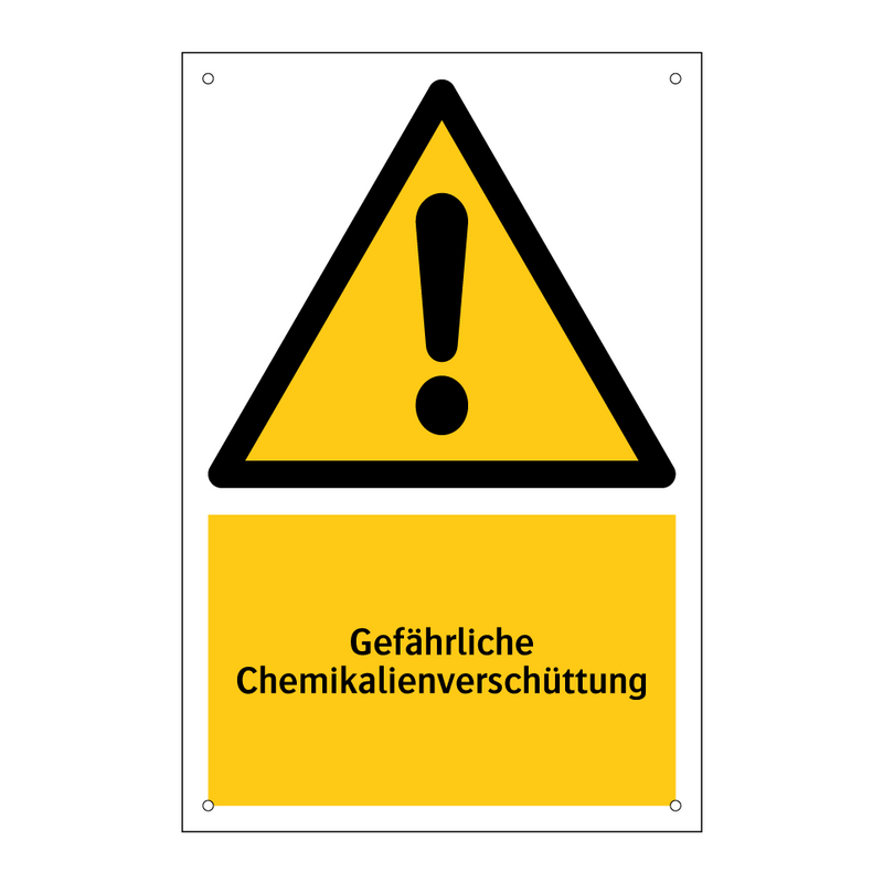 Gefährliche Chemikalienverschüttung