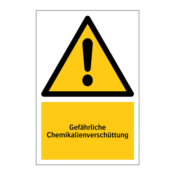 Gefährliche Chemikalienverschüttung