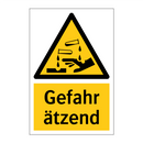 Gefahr ätzend