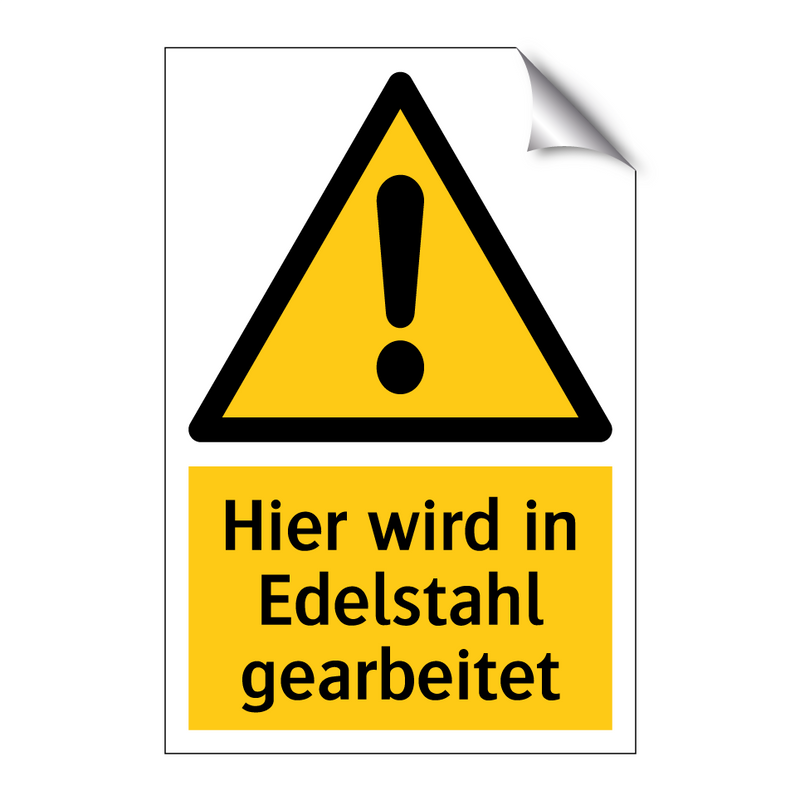Hier wird in Edelstahl gearbeitet
