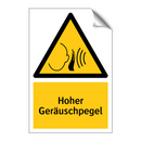 Hoher Geräuschpegel