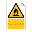 Hochtemperatur-Brandgefahr