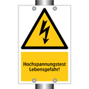 Hochspannungstest Lebensgefahr!