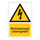 Hochspannung! Lebensgefahr