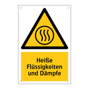 Heiße Flüssigkeiten und Dämpfe