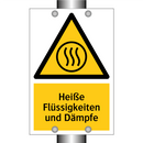 Heiße Flüssigkeiten und Dämpfe