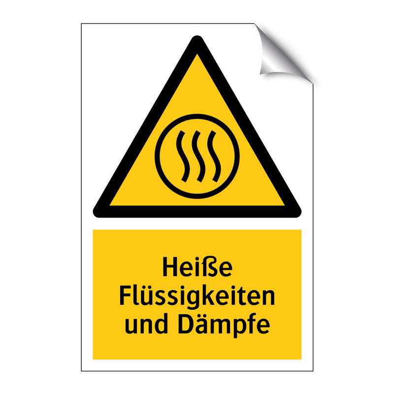 Heiße Flüssigkeiten und Dämpfe