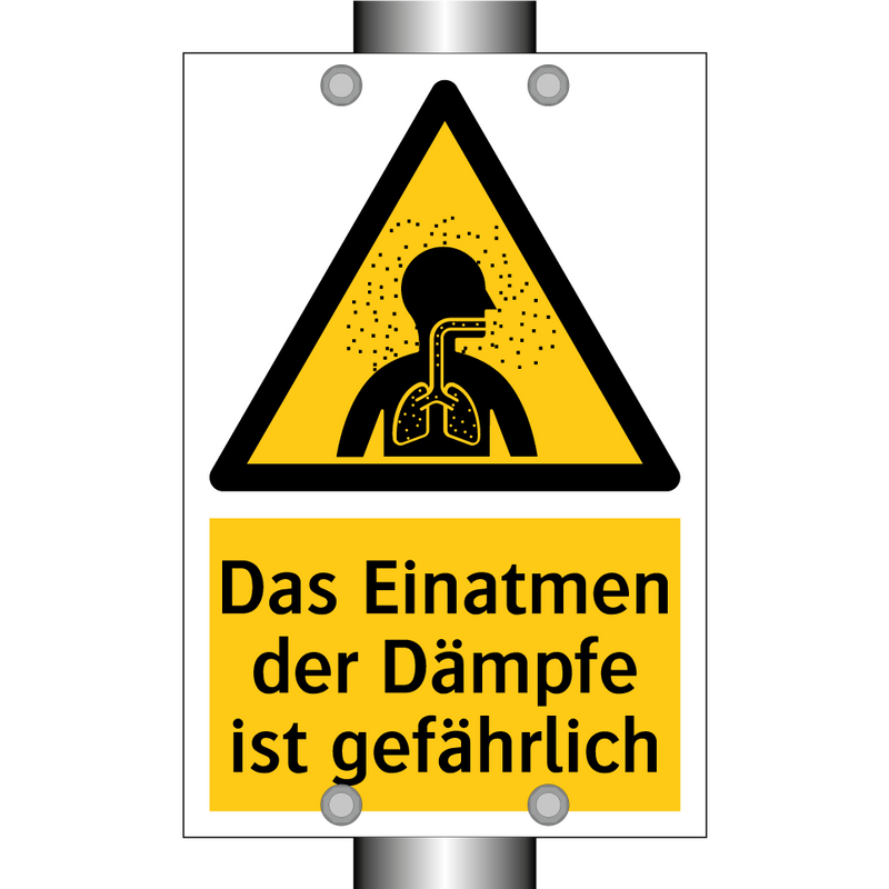 Das Einatmen der Dämpfe ist gefährlich