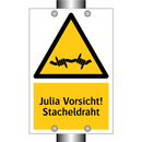 Julia Vorsicht! Stacheldraht