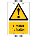 Einfahrt freihalten