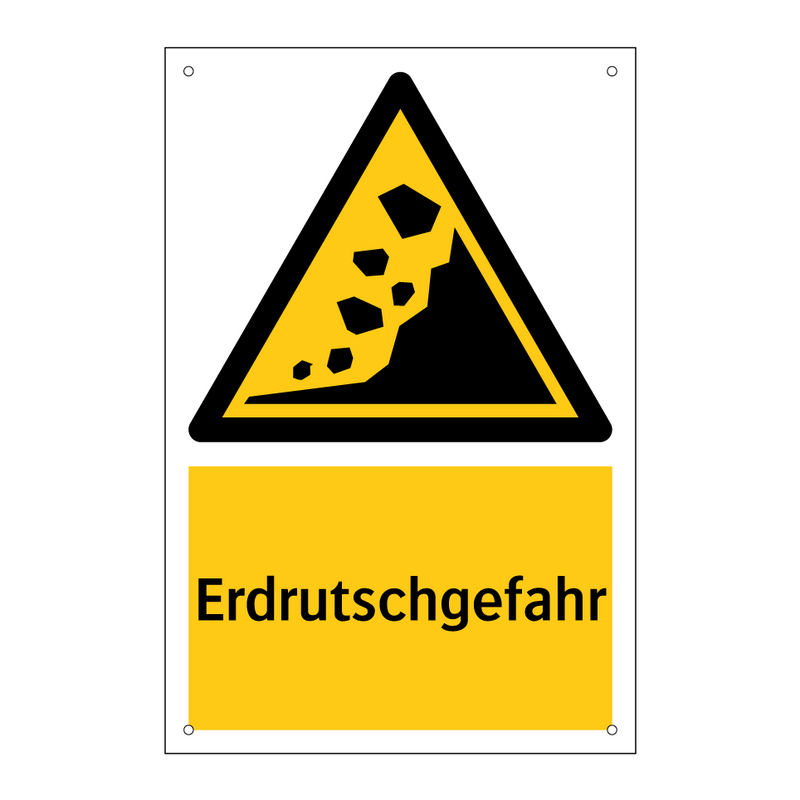 Erdrutschgefahr
