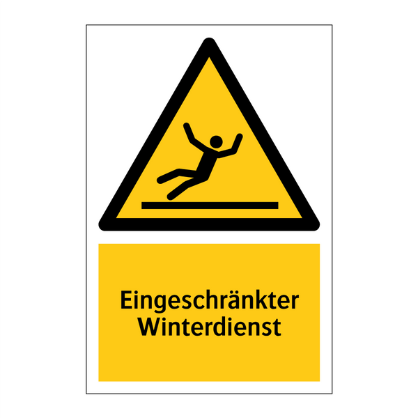 Eingeschränkter Winterdienst