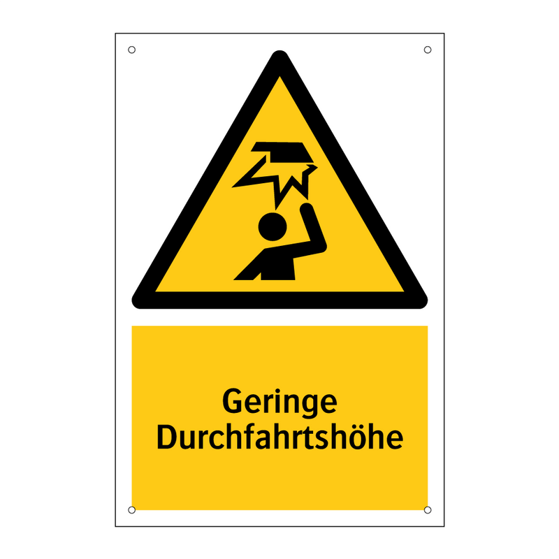 Geringe Durchfahrtshöhe