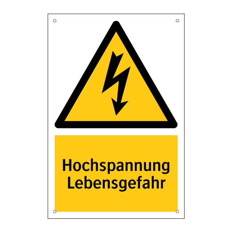 Hochspannung Lebensgefahr