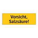 Vorsicht, Salzsäure!