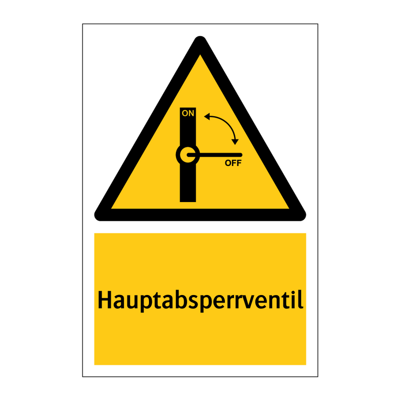 Hauptabsperrventil
