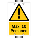 Max. 10 Personen