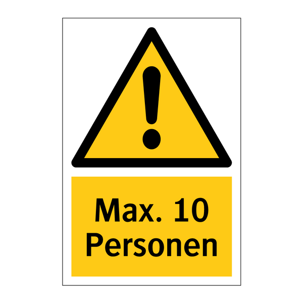 Max. 10 Personen