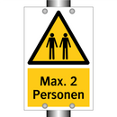Max. 2 Personen