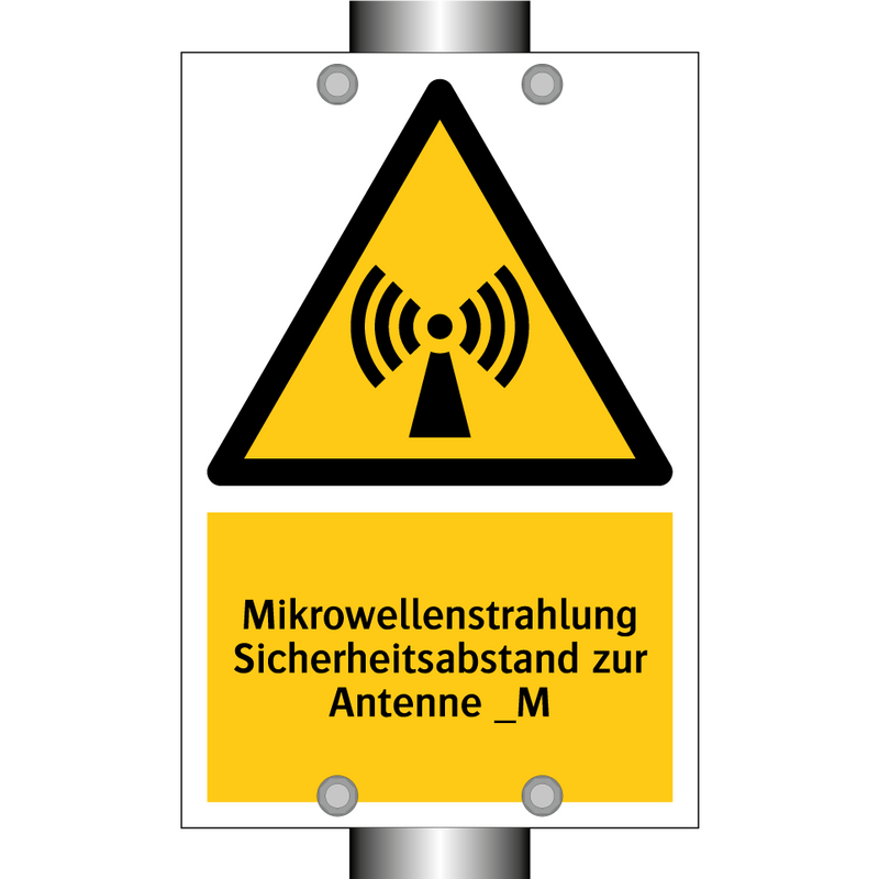 Mikrowellenstrahlung Sicherheitsabstand zur Antenne _M