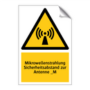 Mikrowellenstrahlung Sicherheitsabstand zur Antenne _M