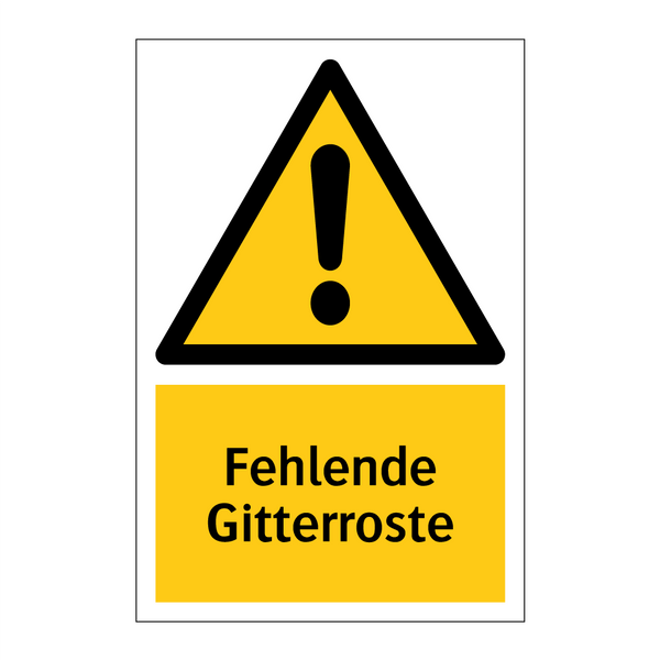 Fehlende Gitterroste