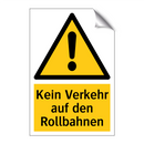 Kein Verkehr auf den Rollbahnen