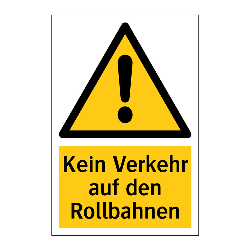 Kein Verkehr auf den Rollbahnen