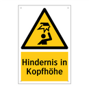 Hindernis in Kopfhöhe