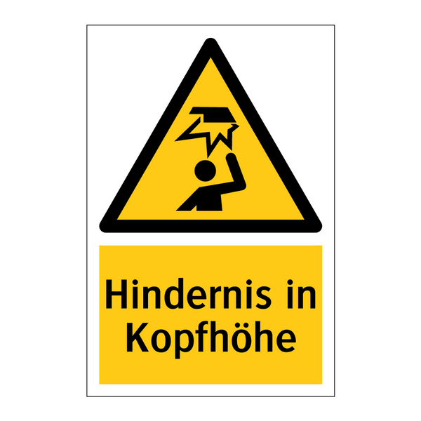 Hindernis in Kopfhöhe