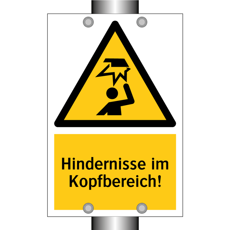 Hindernisse im Kopfbereich!