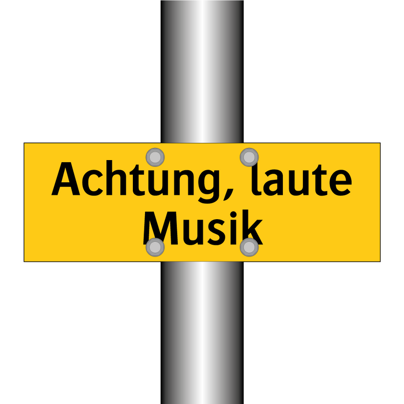 Achtung, laute Musik