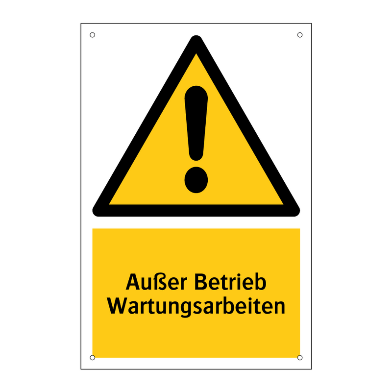 Außer Betrieb Wartungsarbeiten