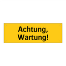 Achtung, Wartung!