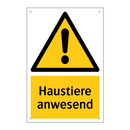 Haustiere anwesend