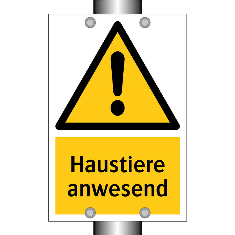 Haustiere anwesend