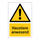 Haustiere anwesend