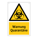 Warnung Quarantäne