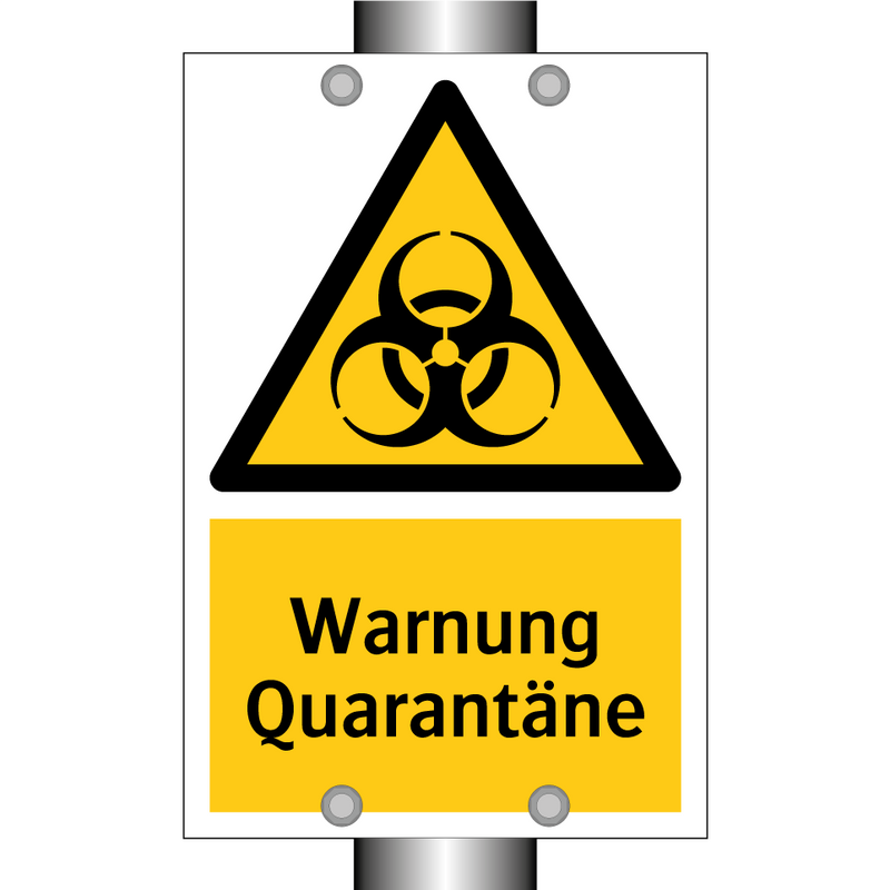 Warnung Quarantäne