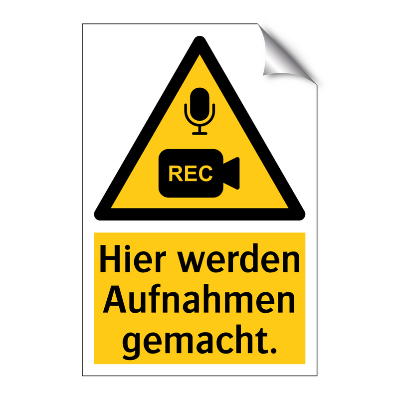 Hier werden Aufnahmen gemacht.