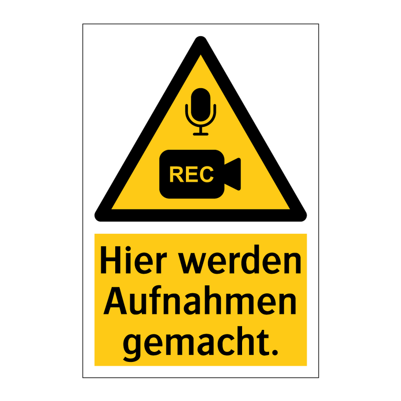 Hier werden Aufnahmen gemacht.