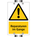 Reparaturen im Gange