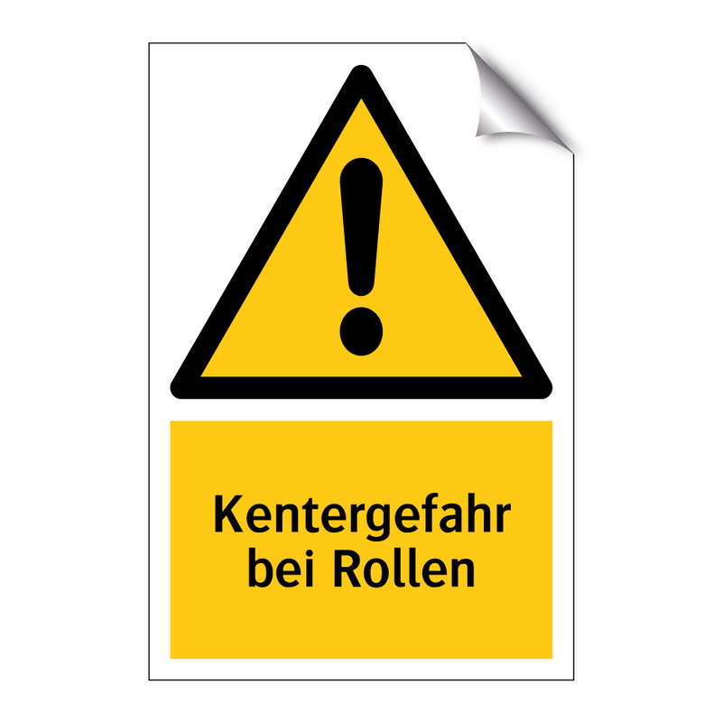 Kentergefahr bei Rollen