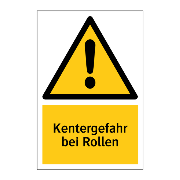 Kentergefahr bei Rollen