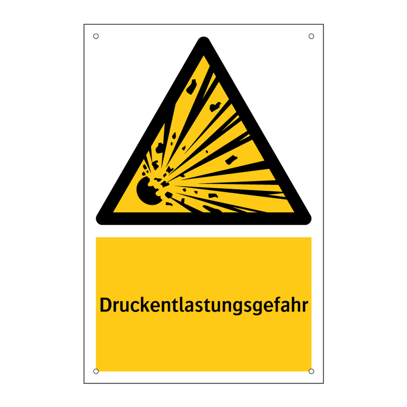 Druckentlastungsgefahr